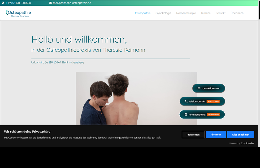 Webdesign in Potsdam, Berlin und naja wenn's sein muss Brandenburg.